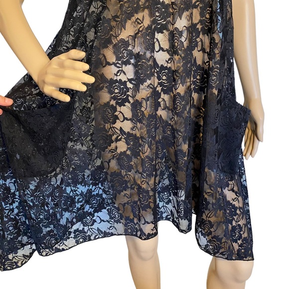 ROCK CANDY  | FLORAL LACE BURNOUT DRESS / TOP ONE SIZE - Picture 11 of 14